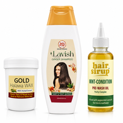 Hair Sirup Complete Care Combo | Shampoo, Wax & 6 Pre-Wash Oil Variants