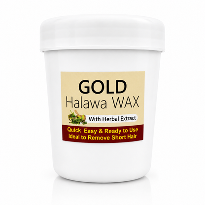 Gold Halawa Wax with Herbal Extract – 200gm | Ready-to-Use Hair Removal Wax